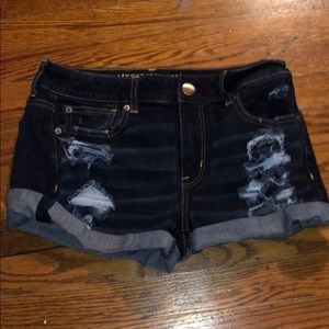 American Eagles ripped denim shorts